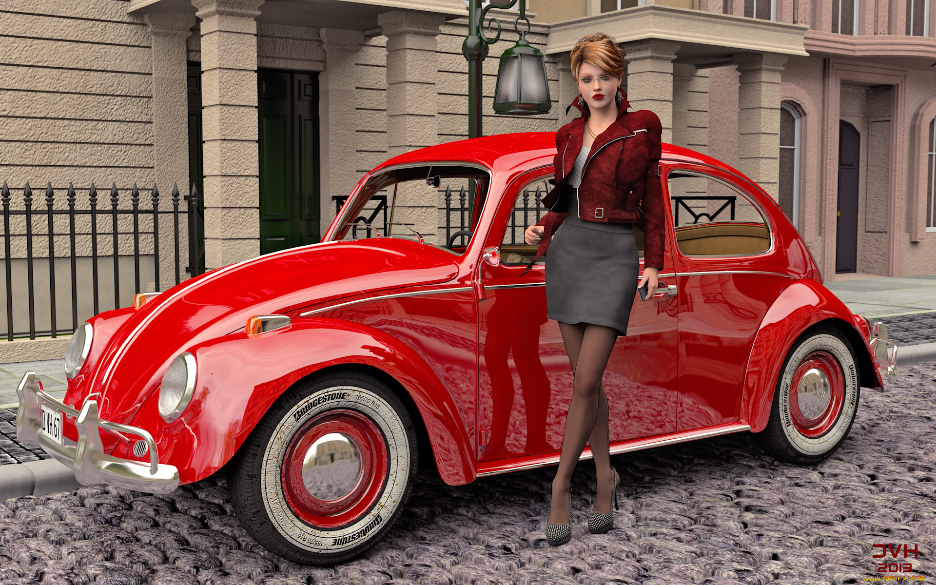 , 3d car&girl, , , , , 